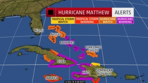 Late hurricane Matthew causing havoc in Haiti heading for Bahamas, mainland U.S.